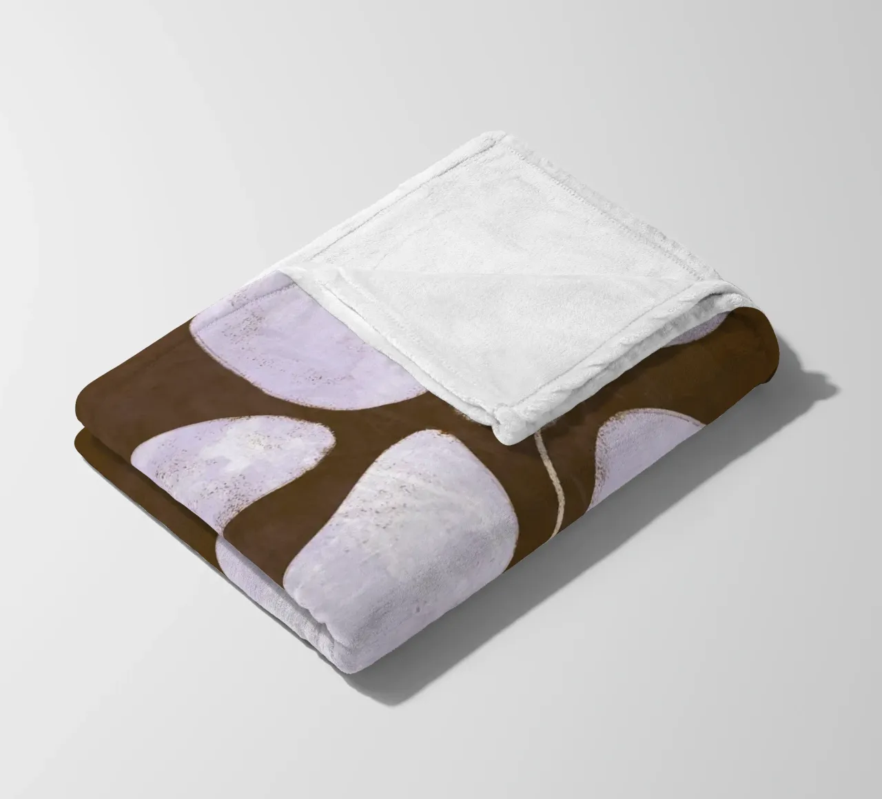 Delicate Simplicity | Minimalist Floral Abstract coperta in pile da sabidussi