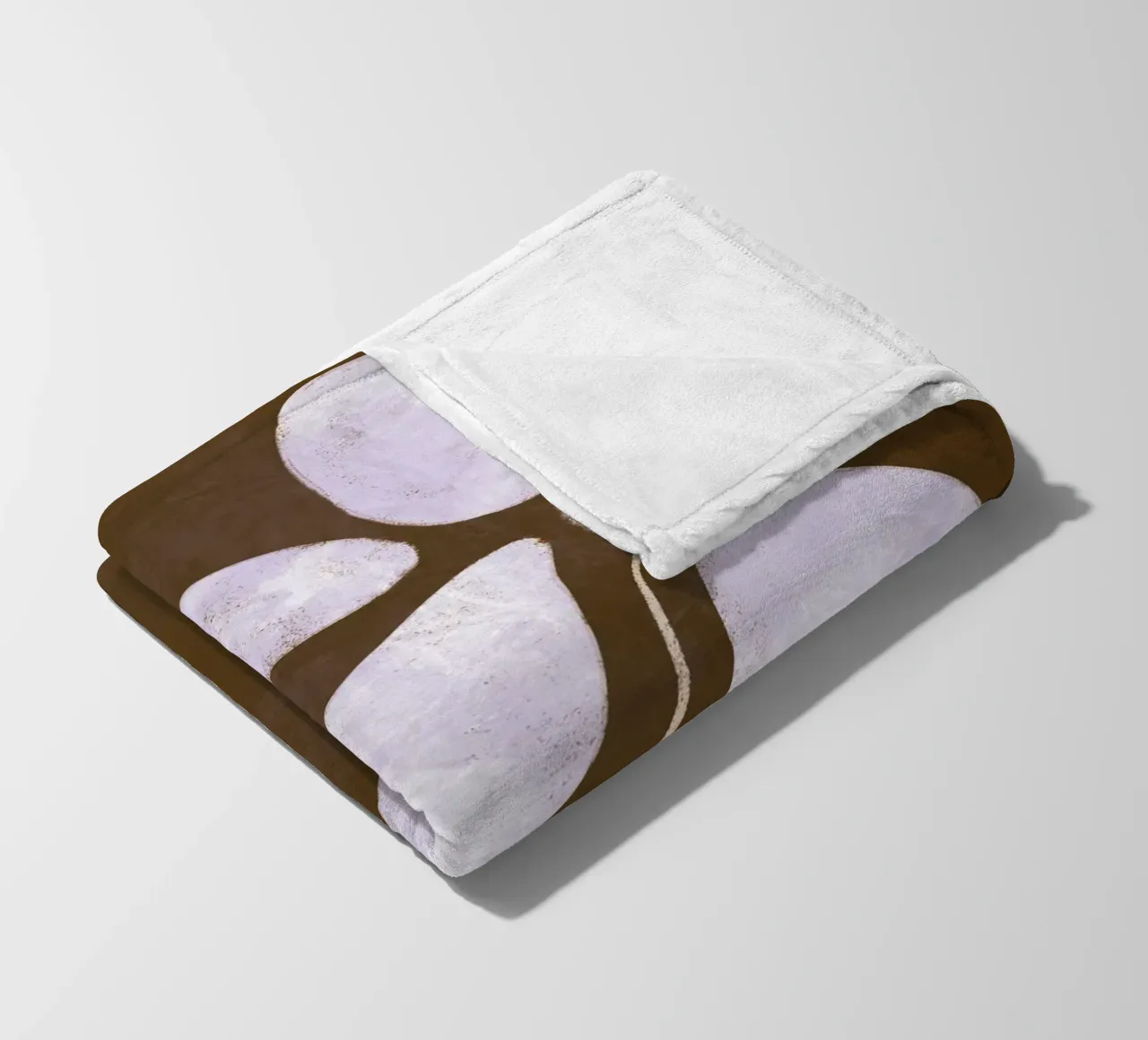 Delicate Simplicity | Minimalist Floral Abstract coperta in pile da sabidussi