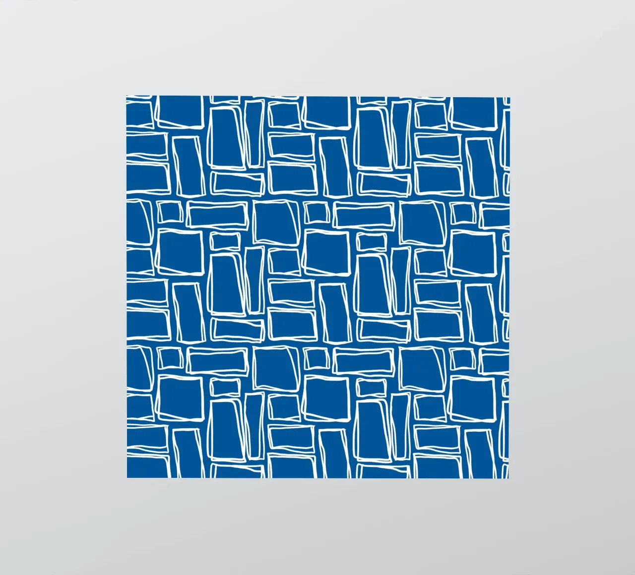 Doodle Squares in Royal Blue sticker by Happy Littles