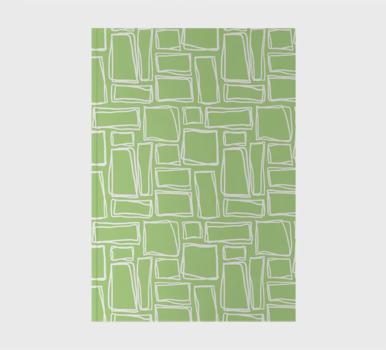 Carré Doodle en vert menthe carnet de notes de Happy Littles