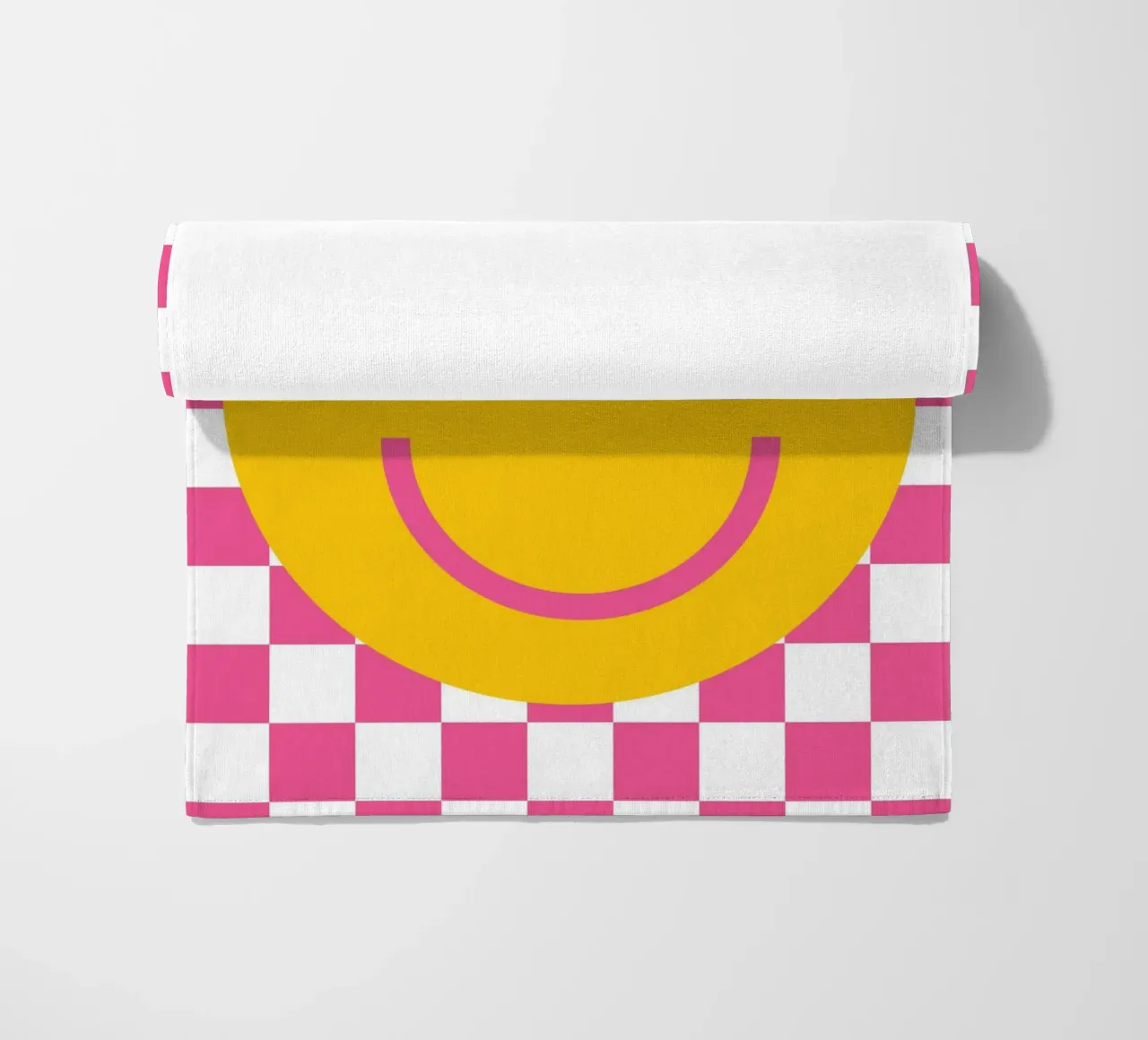 Smilie Rosa beach towel by studio salü