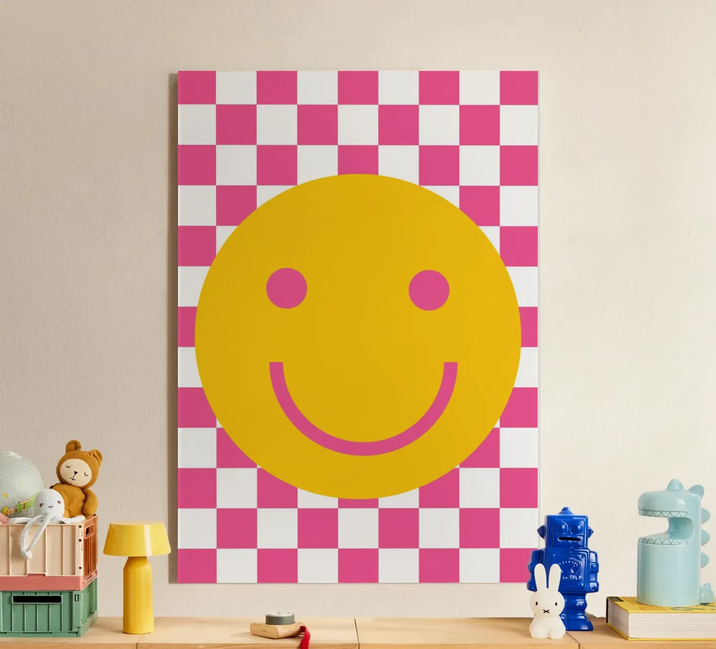 Smilie Rosa plexiglass da studio salü