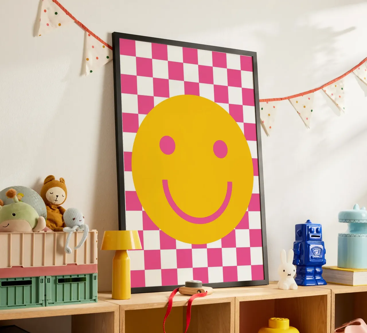 Smilie Rosa poster da studio salü