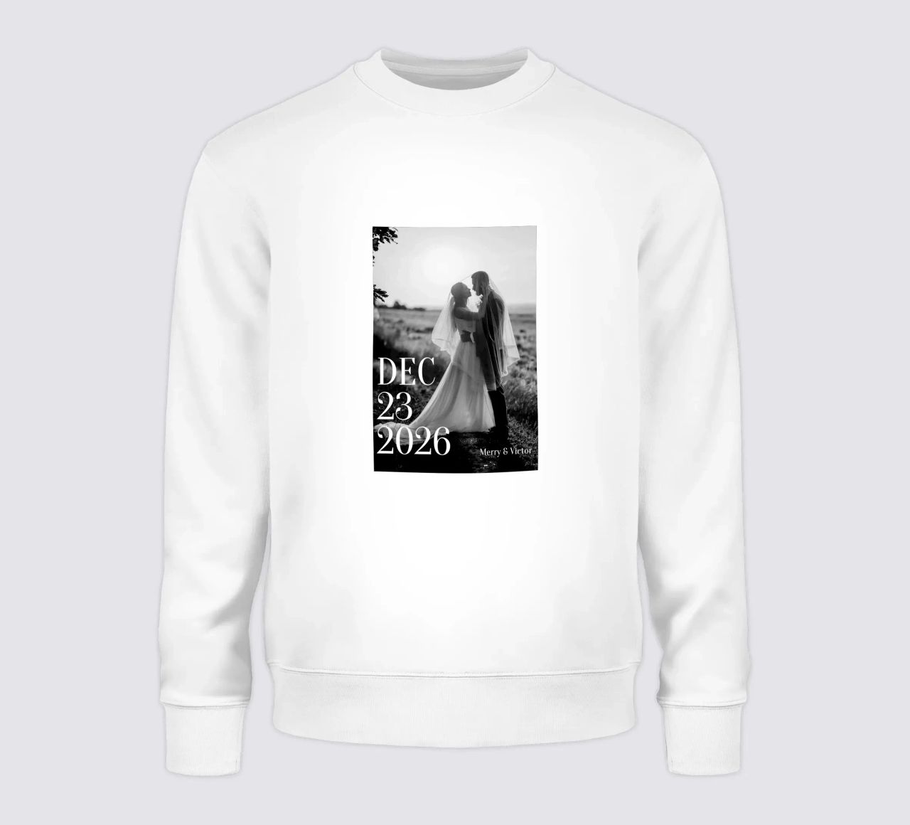 Personnalisation d'un mariage monochrome sweat de NEWEST CUSTOM SHOP