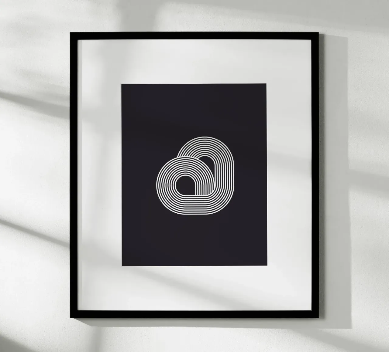 Circles poster con telaio in plastica da byh.illustration