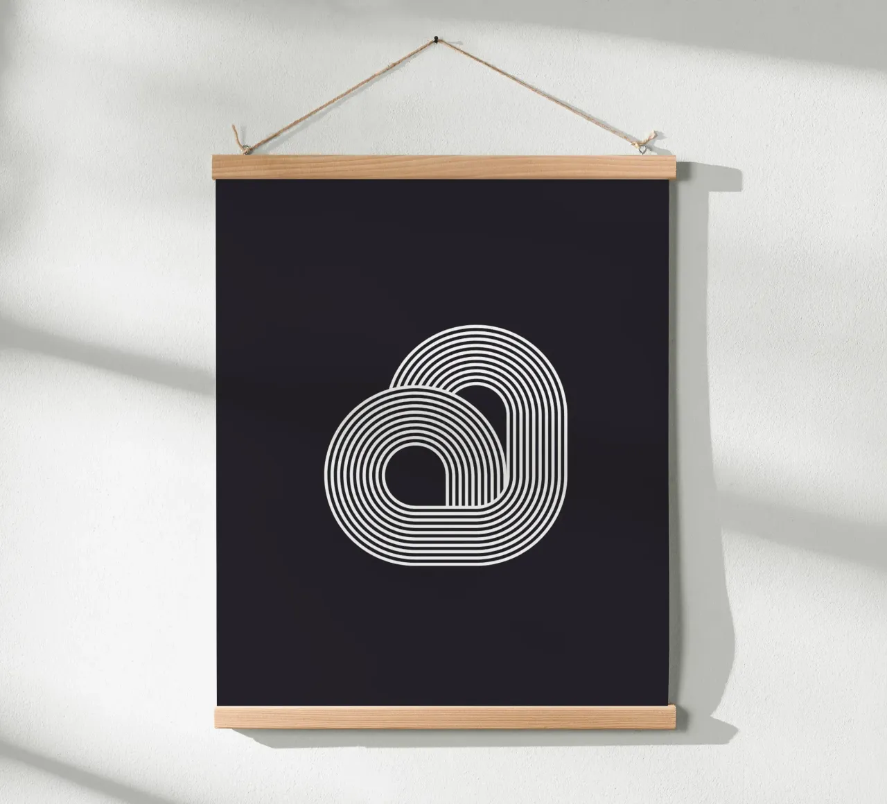 Circles poster con telaio in plastica da byh.illustration