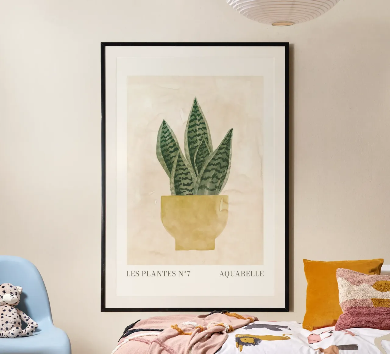 Piante n. 7 poster con telaio in legno da NouveauPrints