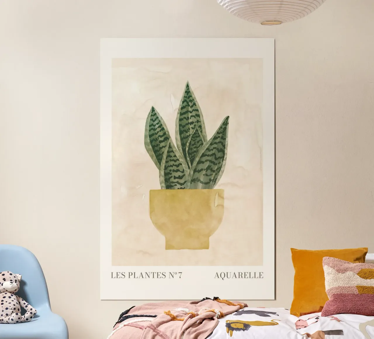 Piante n. 7 poster con telaio in legno da NouveauPrints