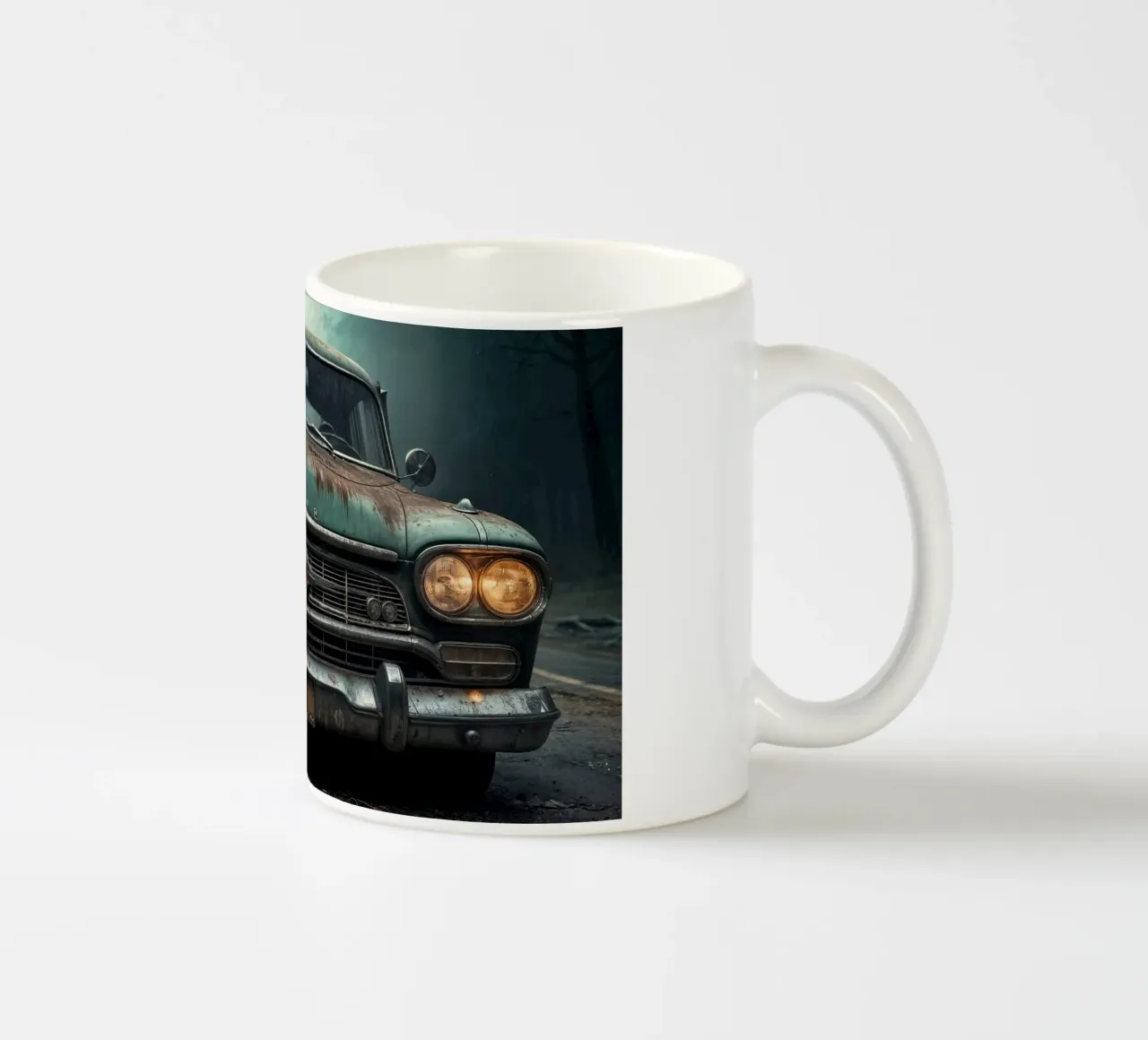 Una vecchia auto misteriosa tazza in ceramica da Magic Screen