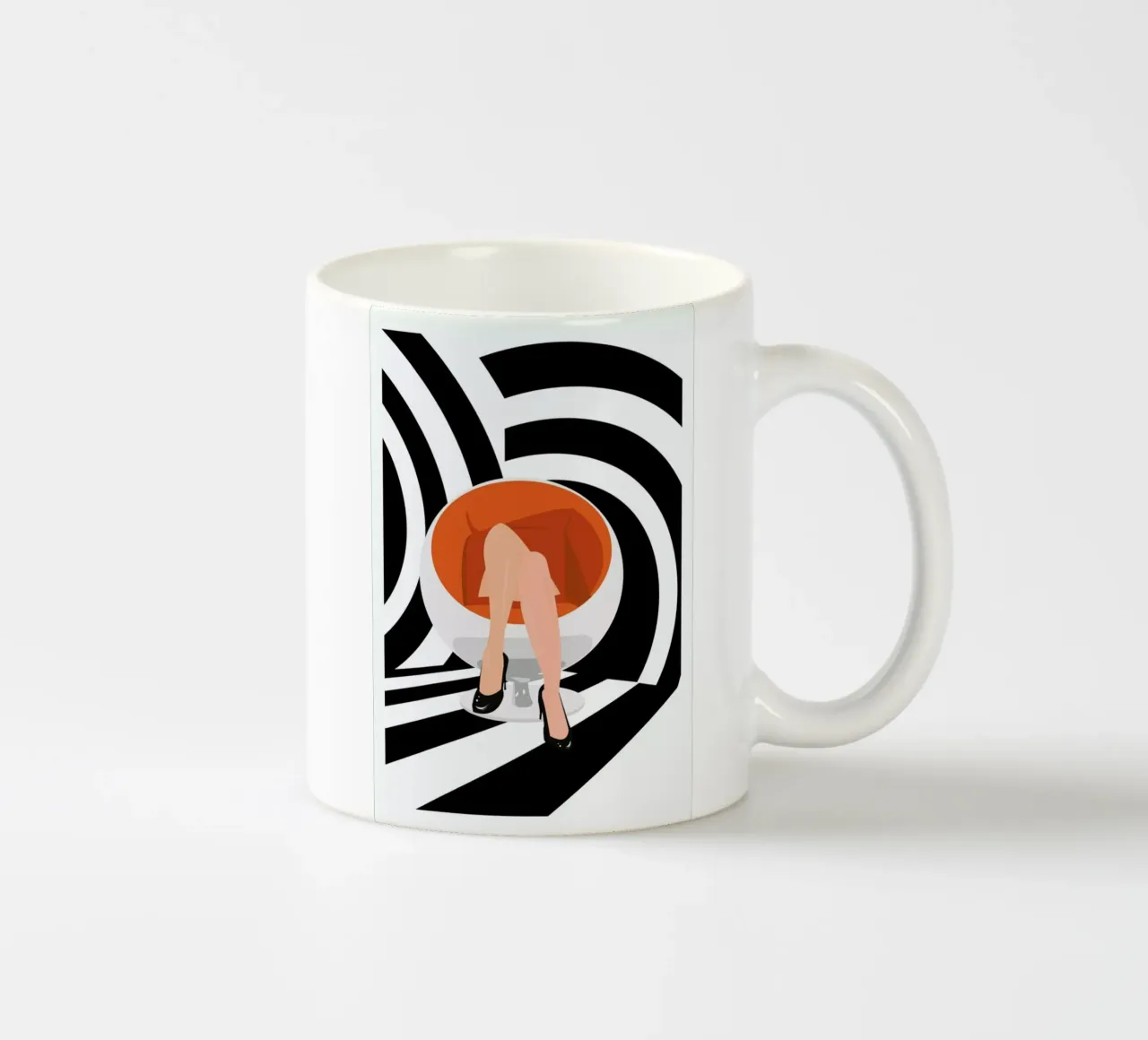 Egg tazza in ceramica da Ctoft