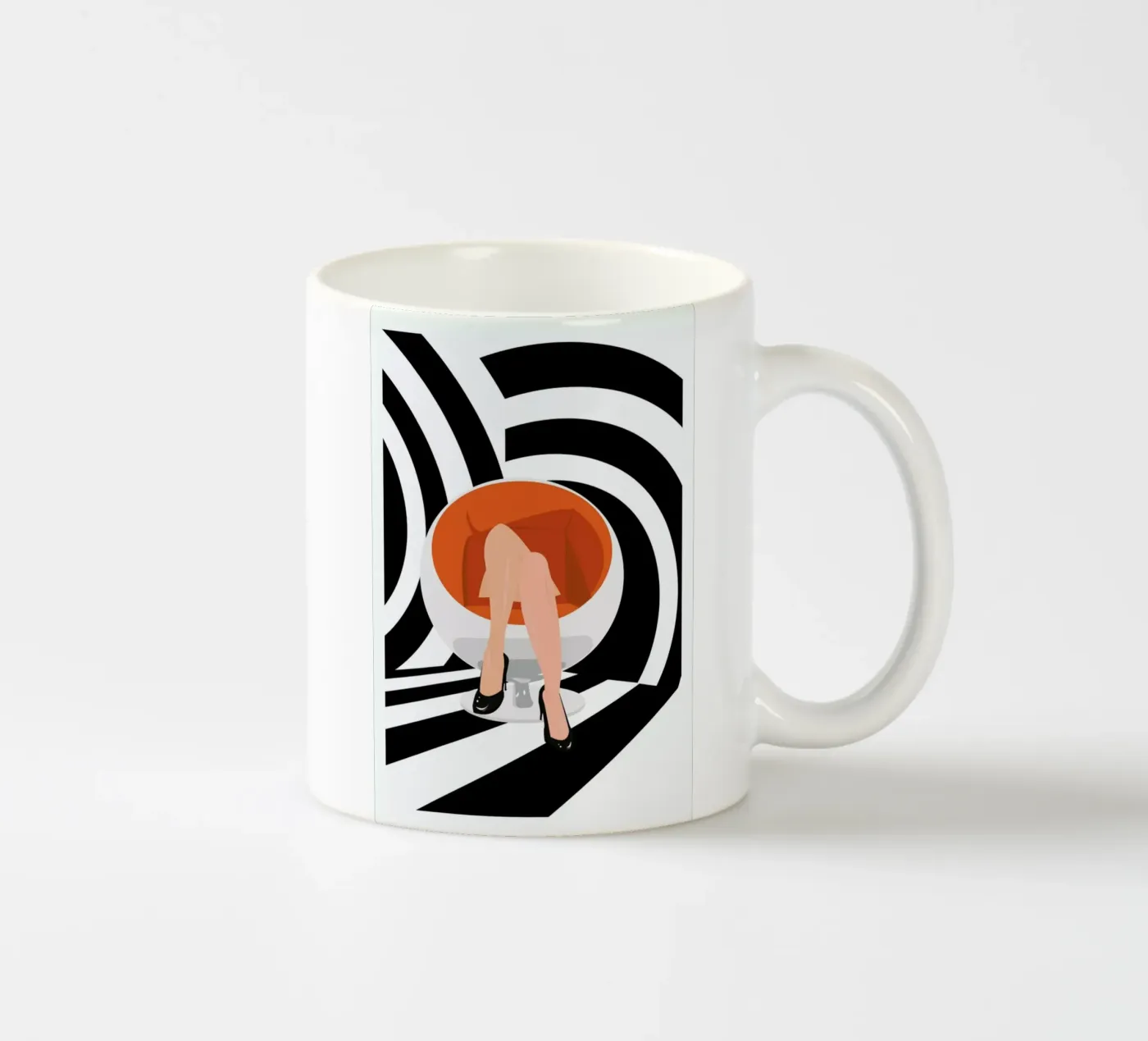 Egg ceramic mug by Ctoft