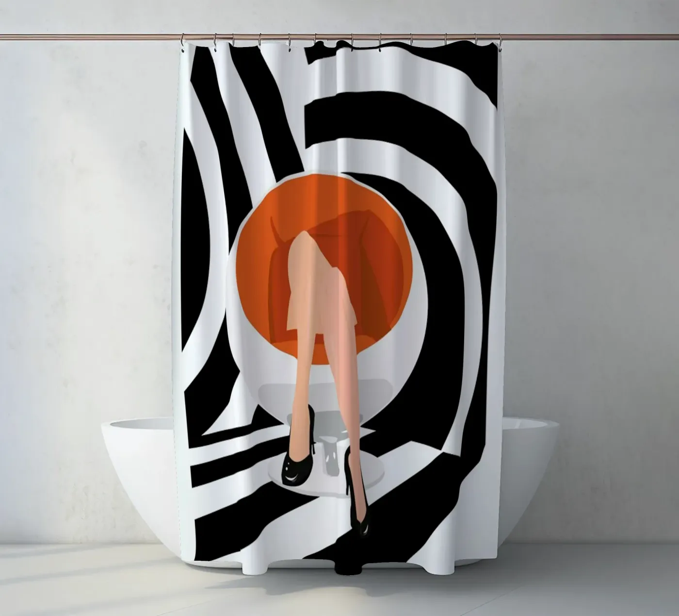 Egg douchegordijn van Ctoft