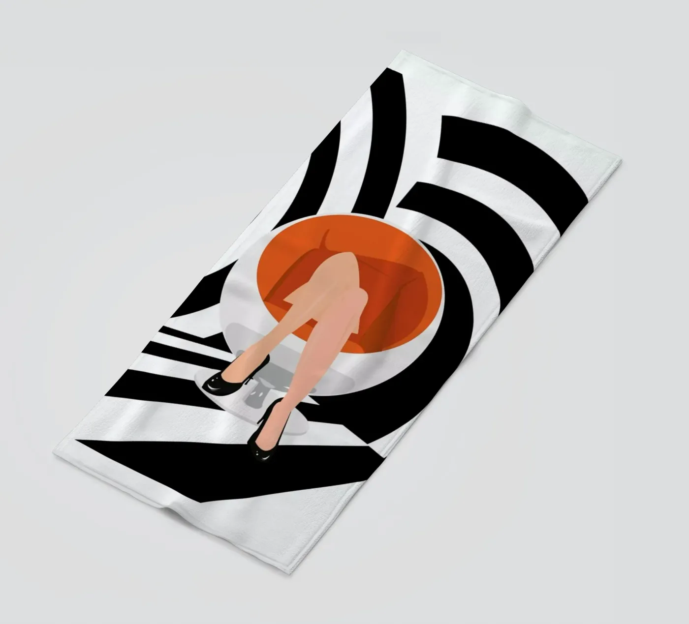 Egg beach towel by Ctoft