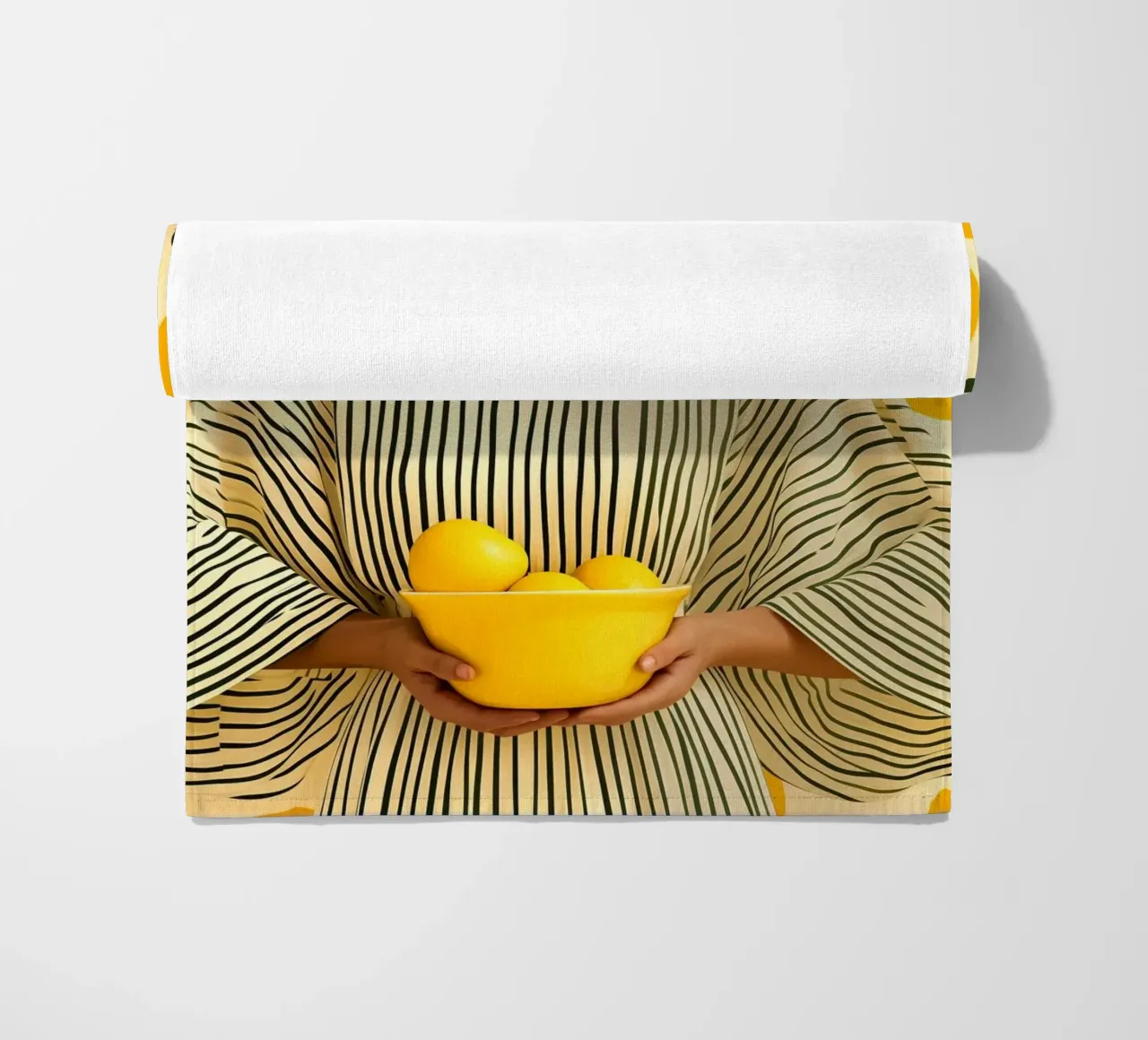Bring mir Zitronen | Mixed Media Mediterran telo mare da Autofocus