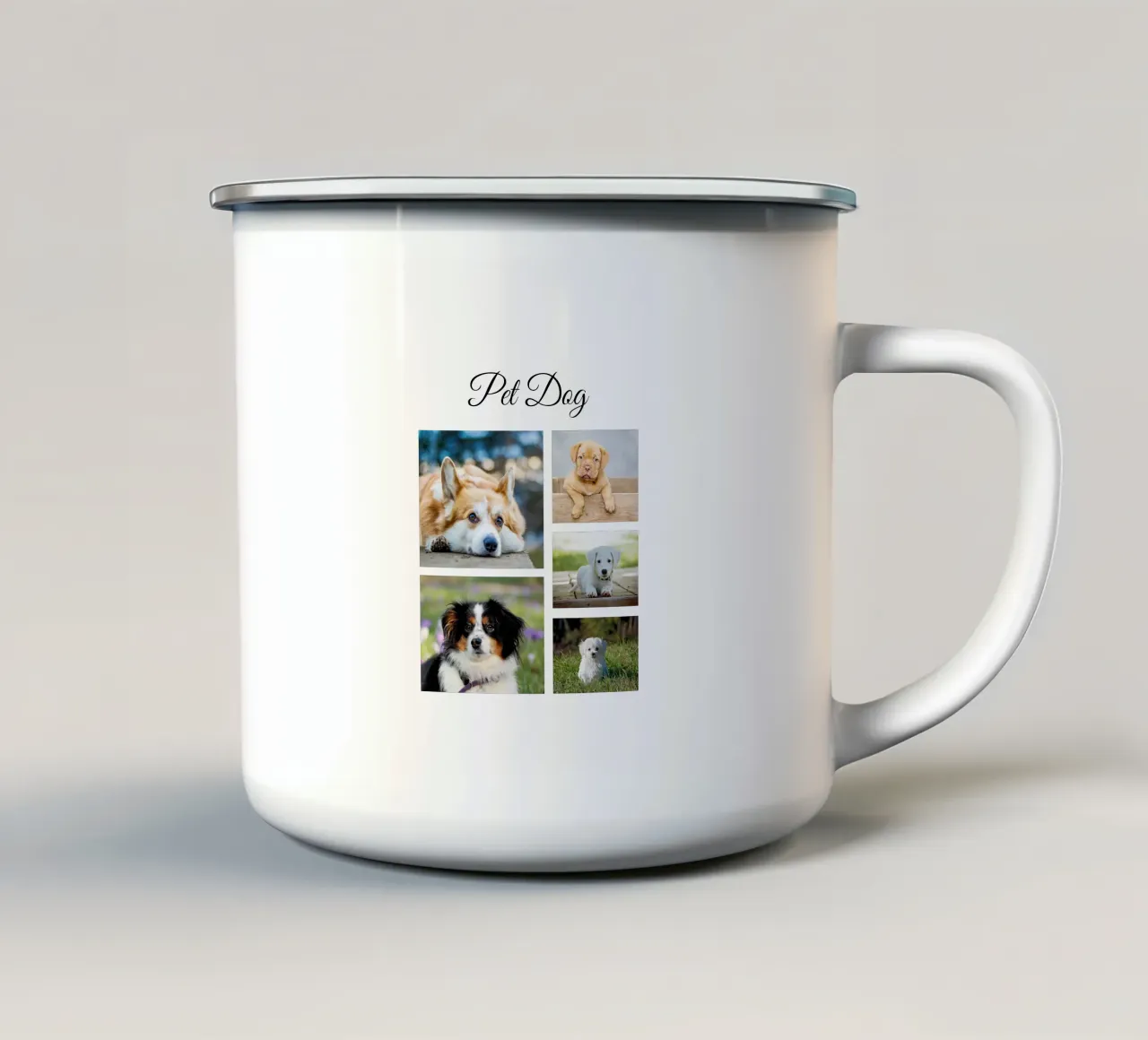 Cani personalizzati tazza in smalto da NEWEST CUSTOM SHOP
