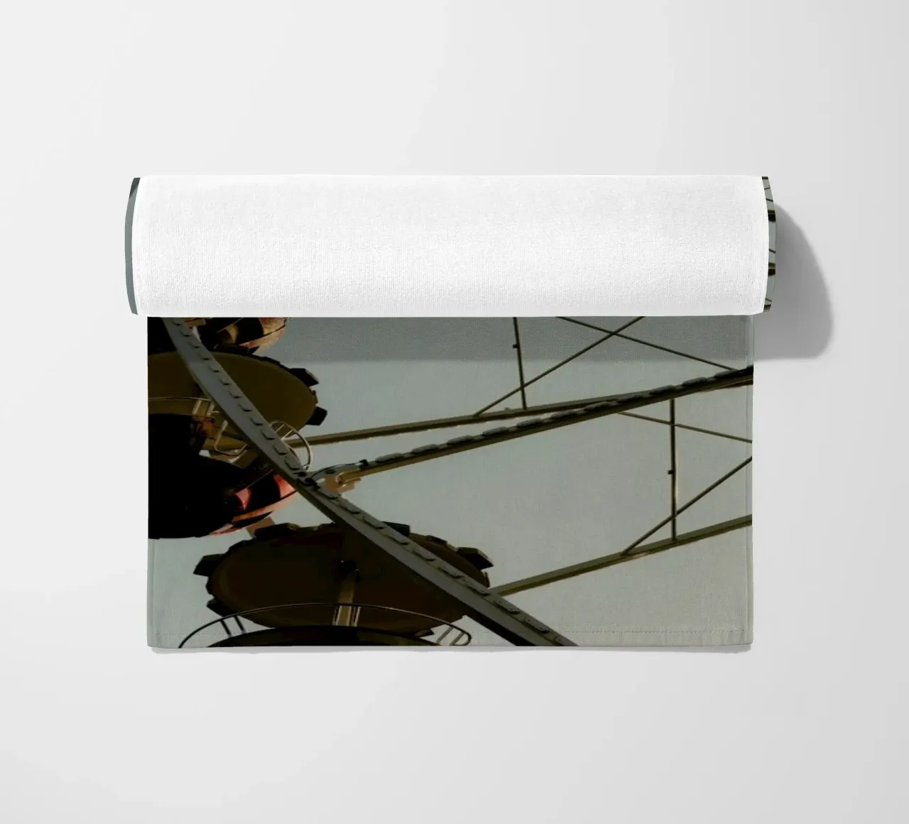 Ferris Wheel beach towel by Sebastian Hilgetag