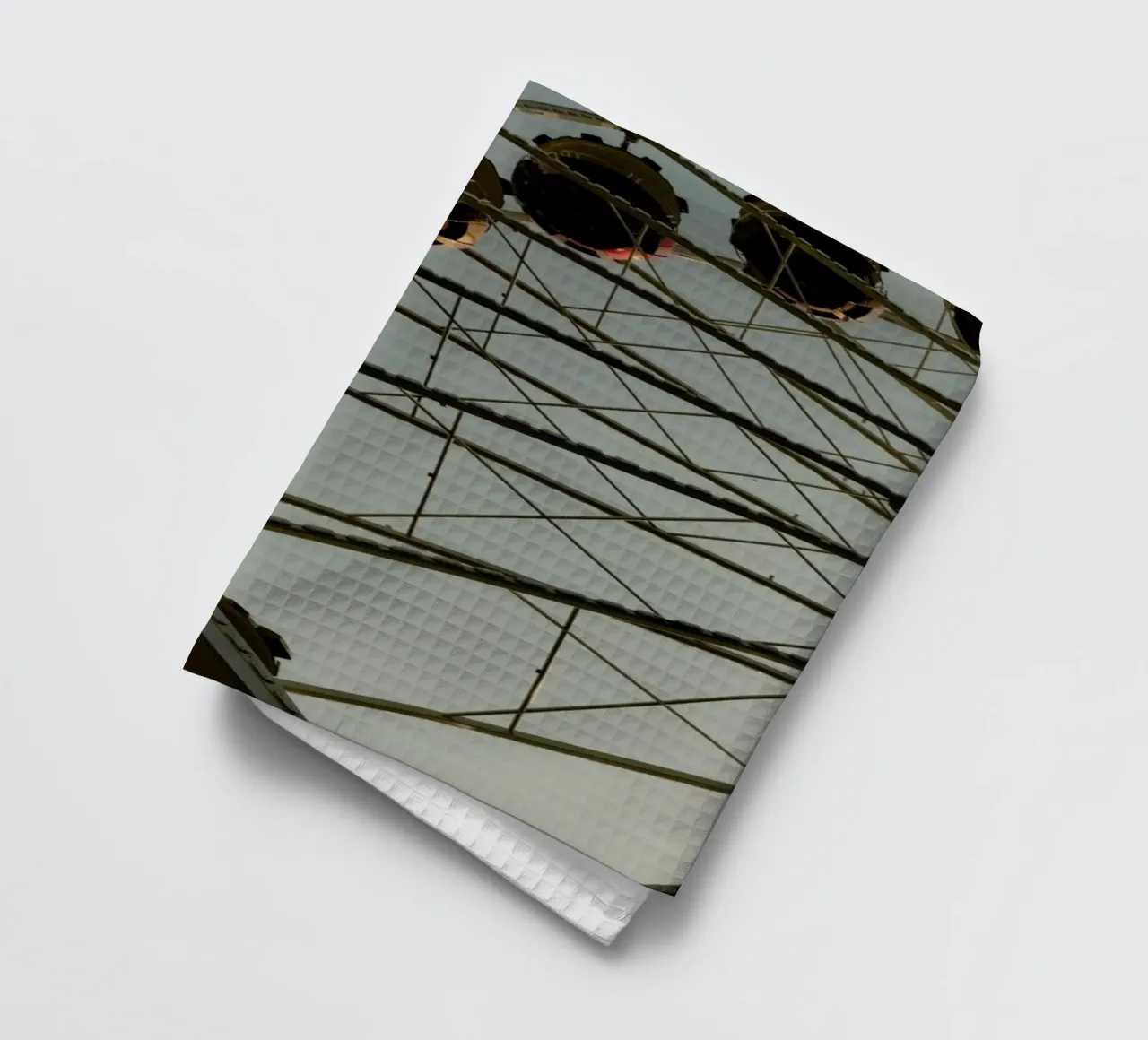 Ferris Wheel tea towel by Sebastian Hilgetag