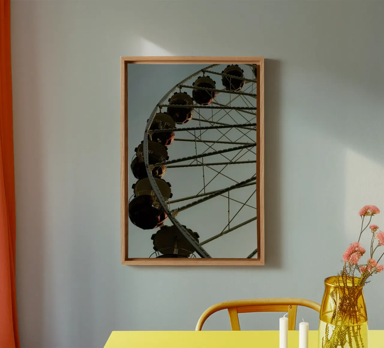 Ferris Wheel canvas by Sebastian Hilgetag