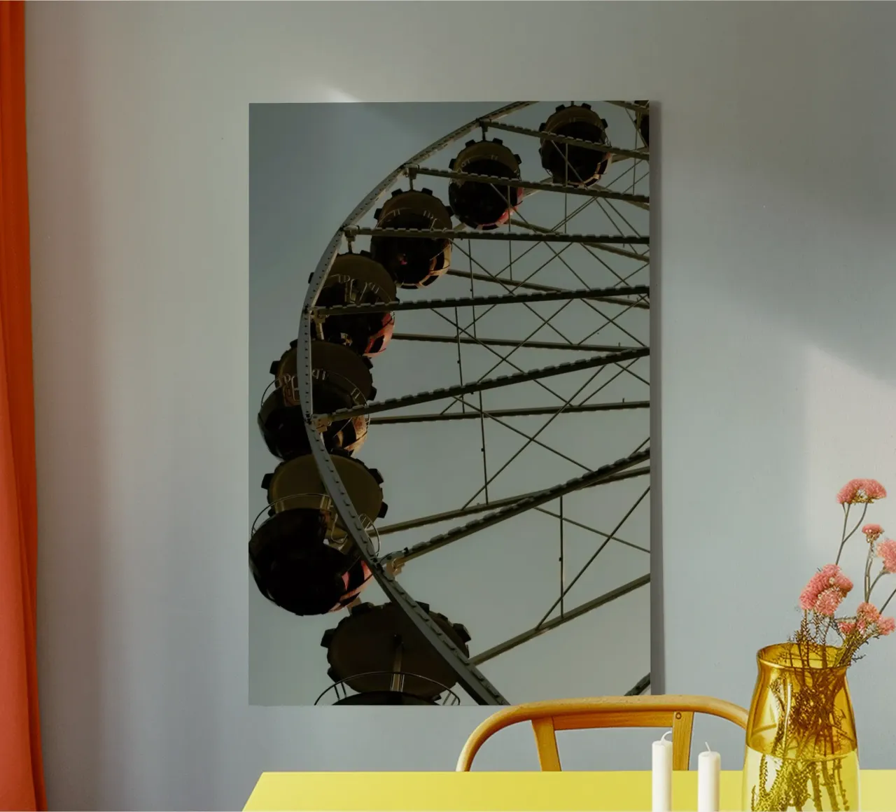 Ferris Wheel canvas by Sebastian Hilgetag