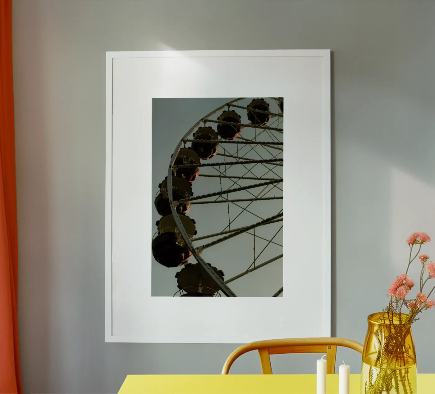 Ferris Wheel poster by Sebastian Hilgetag