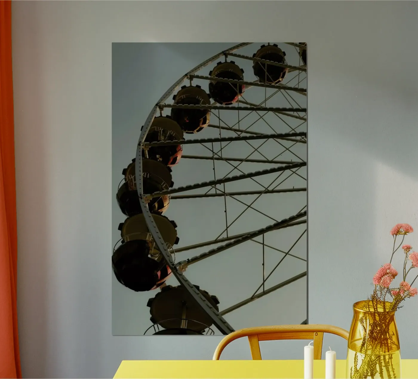 Ferris Wheel poster by Sebastian Hilgetag