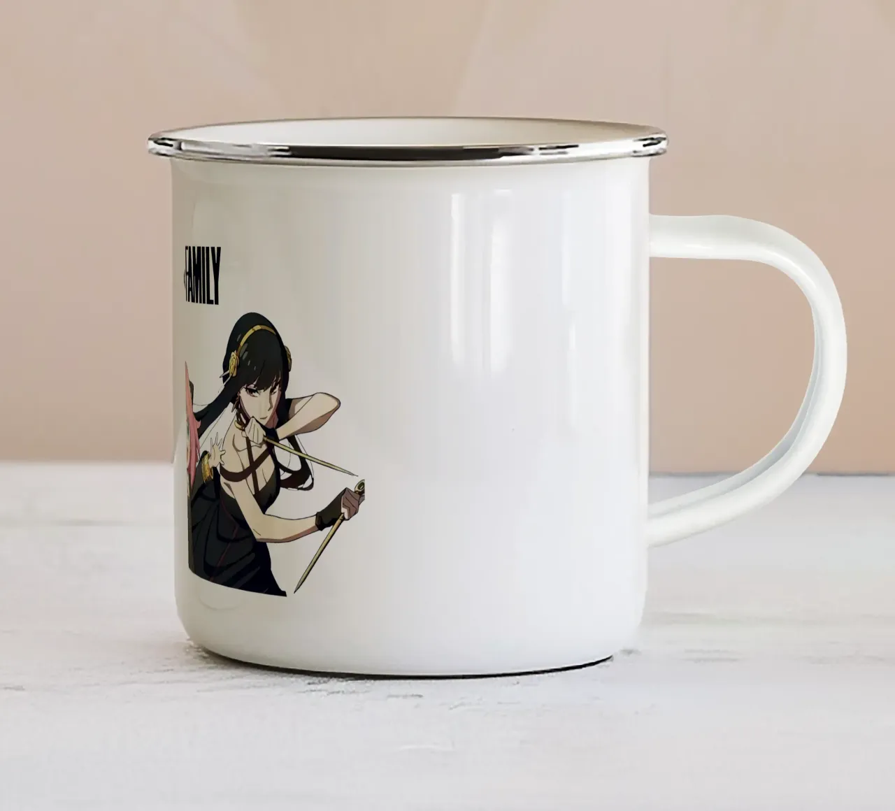 famiglia loid tazza in smalto da matilda Shop