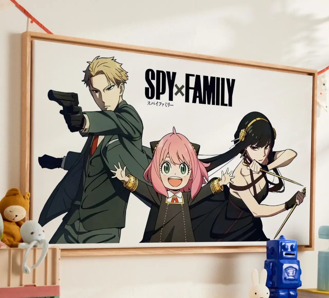 famiglia loid tela con Cornice a cassetta da matilda Shop
