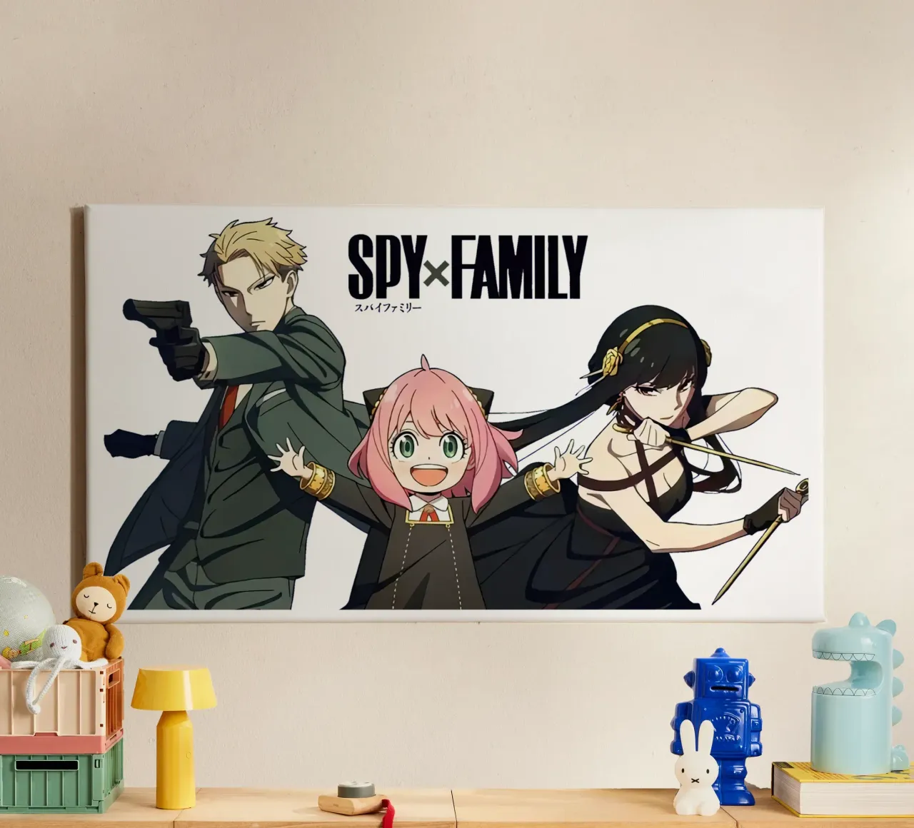 famiglia loid tela con Cornice a cassetta da matilda Shop