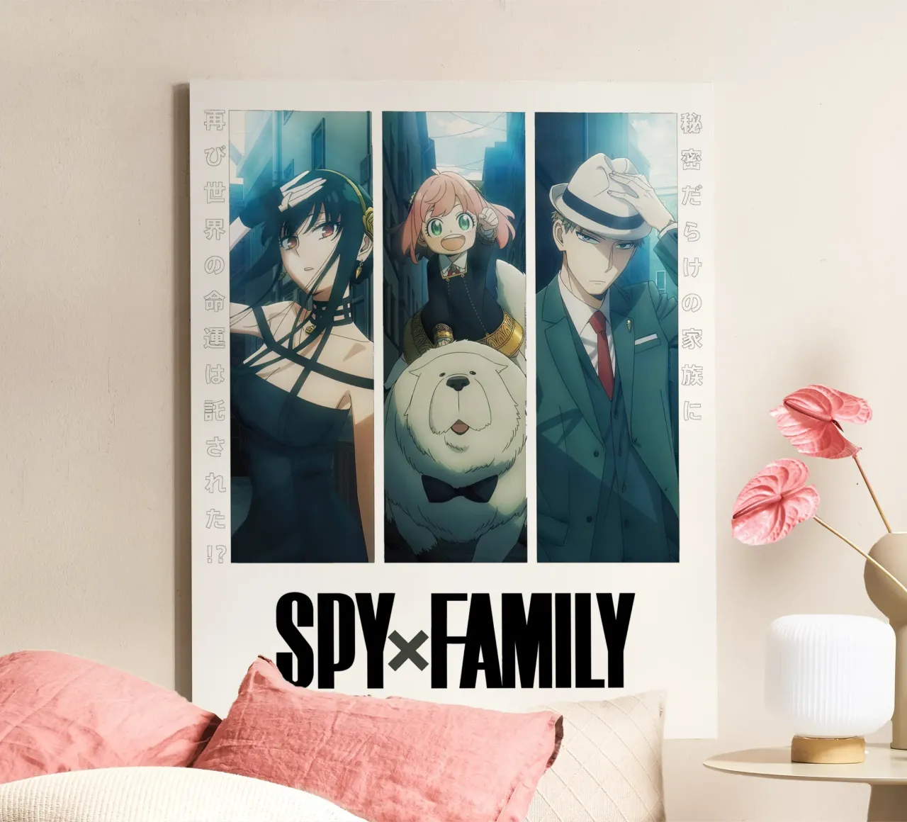 loid family canvas with Floater frame by matilda Shop