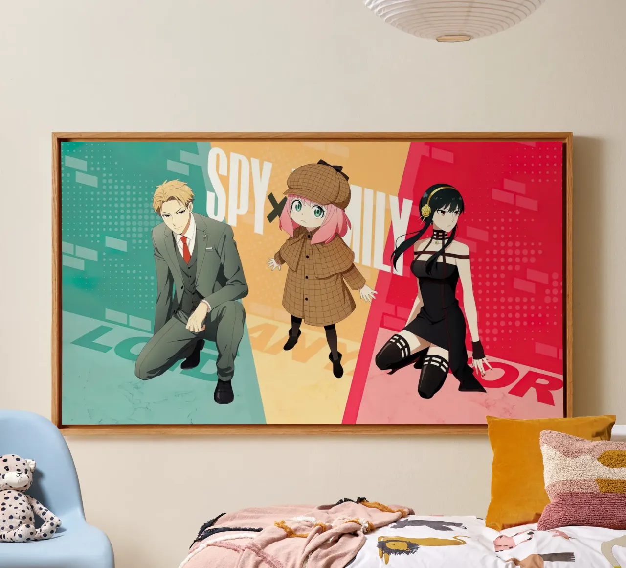 la tua famiglia tela con Cornice a cassetta da matilda Shop