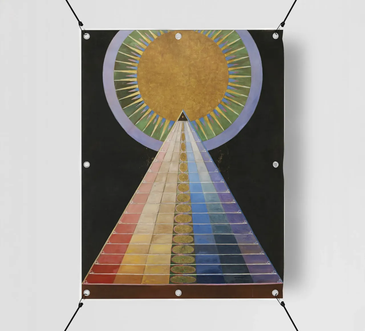 Hilma af Klint, Retable n° 1, Groupe X Retables bâche pvc de Venus Art