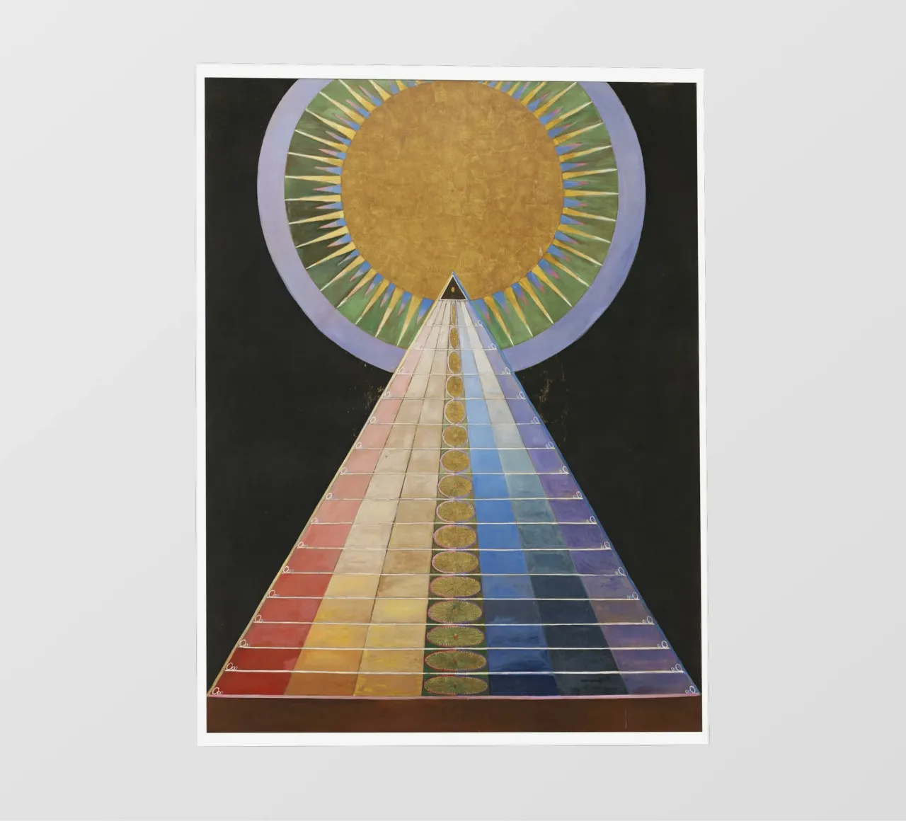 Hilma af Klint, Pala d'altare n. 1, Gruppo X Pale d'altare telo in pvc da Venus Art