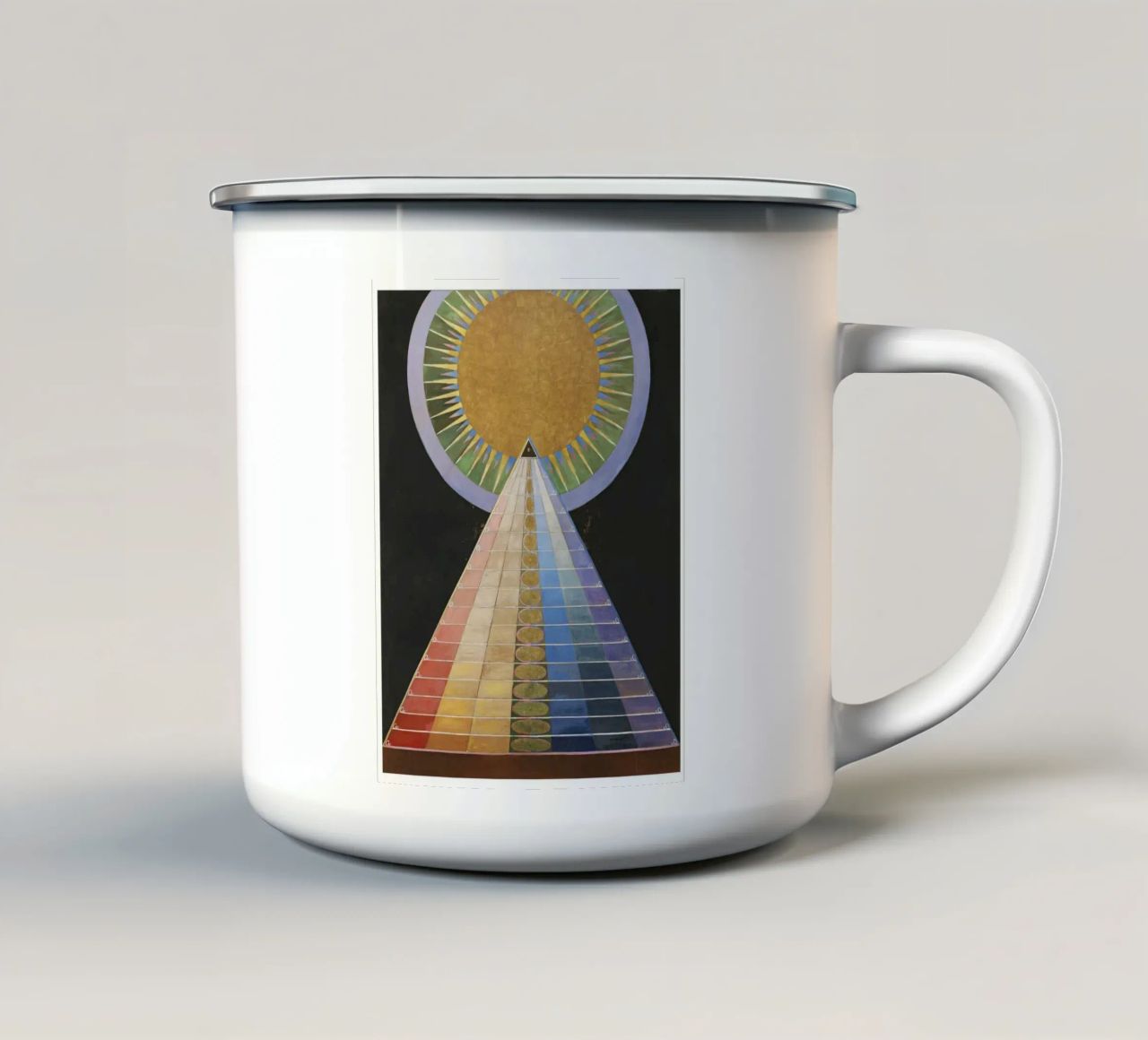 Hilma af Klint, Retable n° 1, Groupe X Retables mug en émail de Venus Art