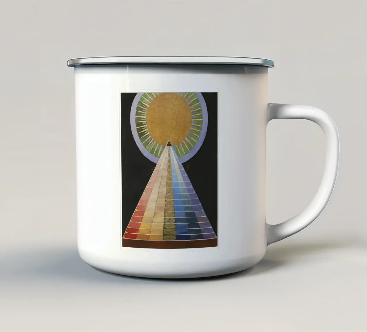 Hilma af Klint, Pala d'altare n. 1, Gruppo X Pale d'altare tazza in smalto da Venus Art