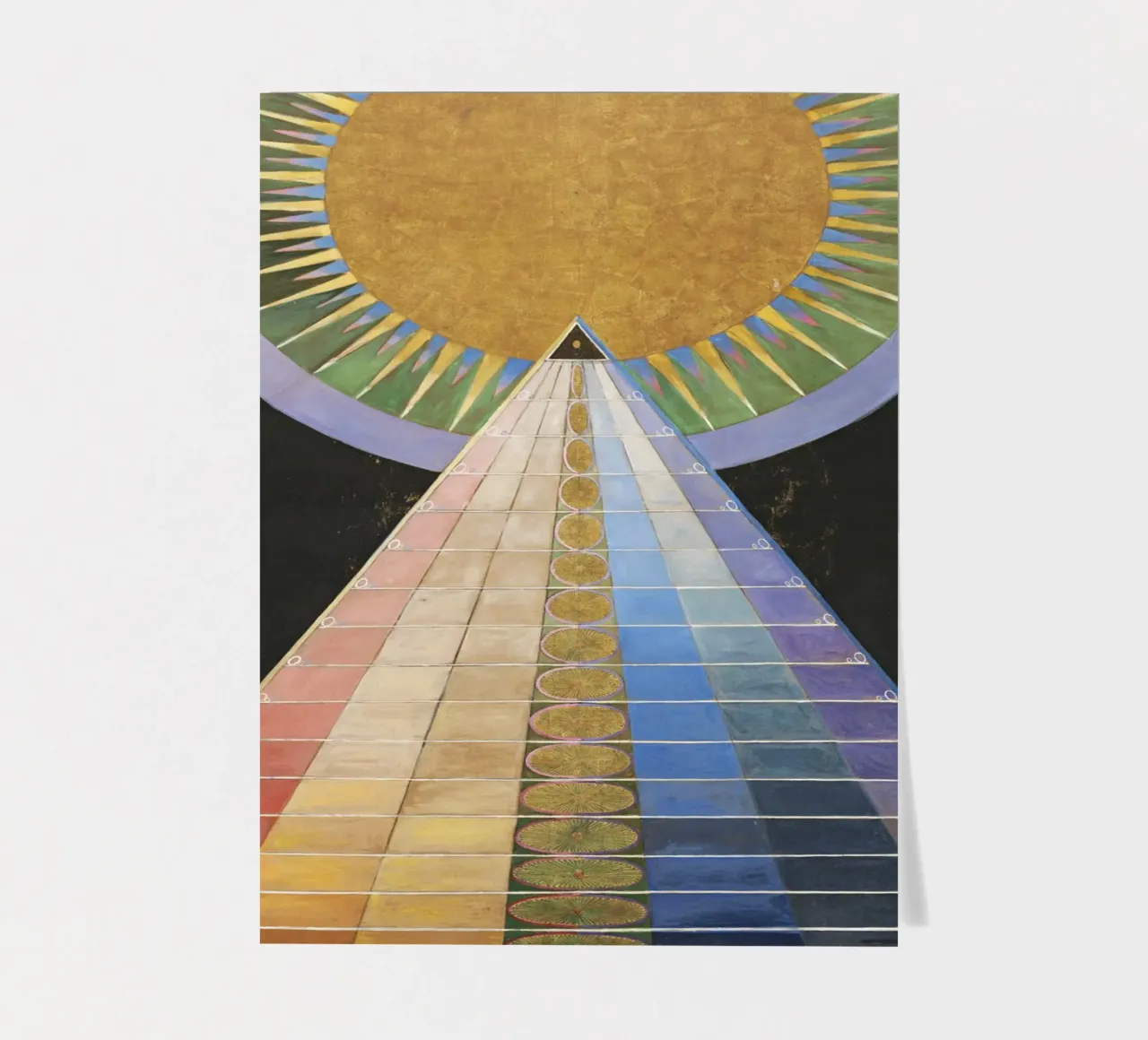 Hilma af Klint, Retable n° 1, Groupe X Retables planche autocollant de Venus Art