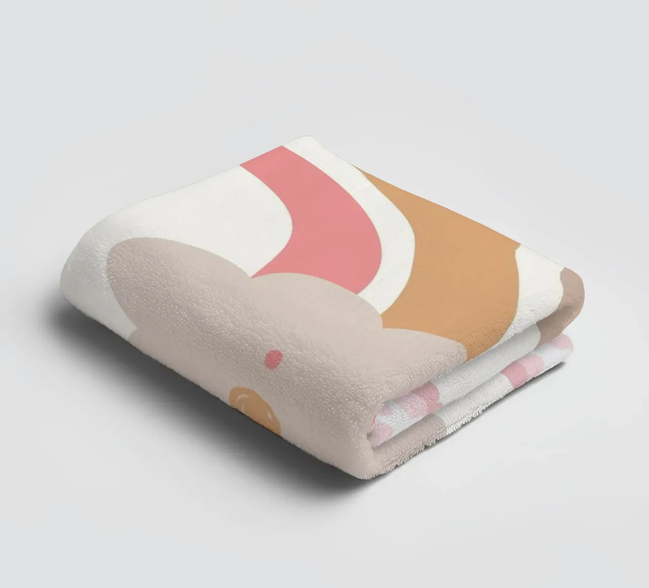 Stampa Boho per bambini, Poster Arcobaleno Nuvola Felice asciugamano da bagno da SunshinePrints