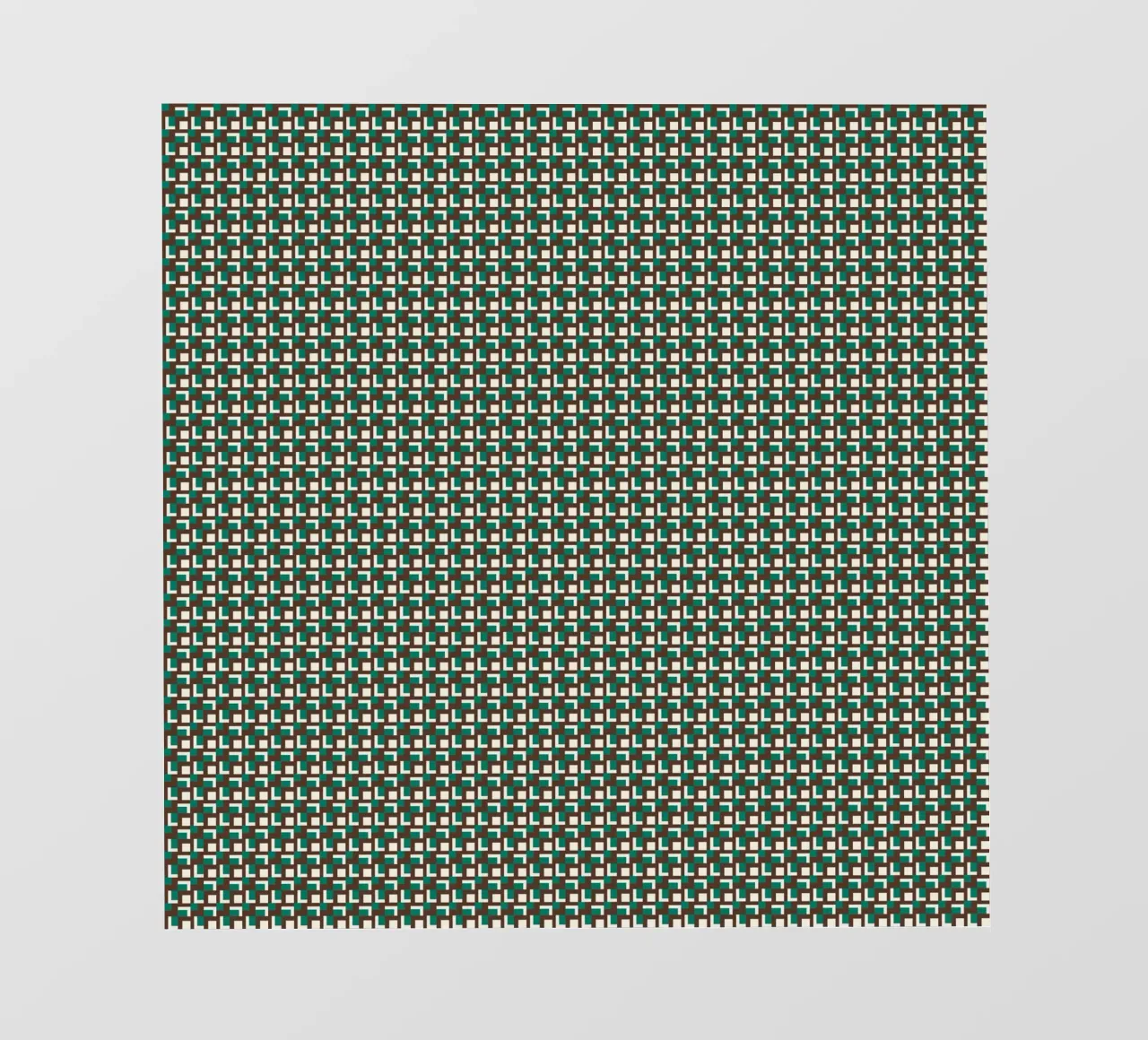 Interlocking grid pattern pvc cover by Little Dean