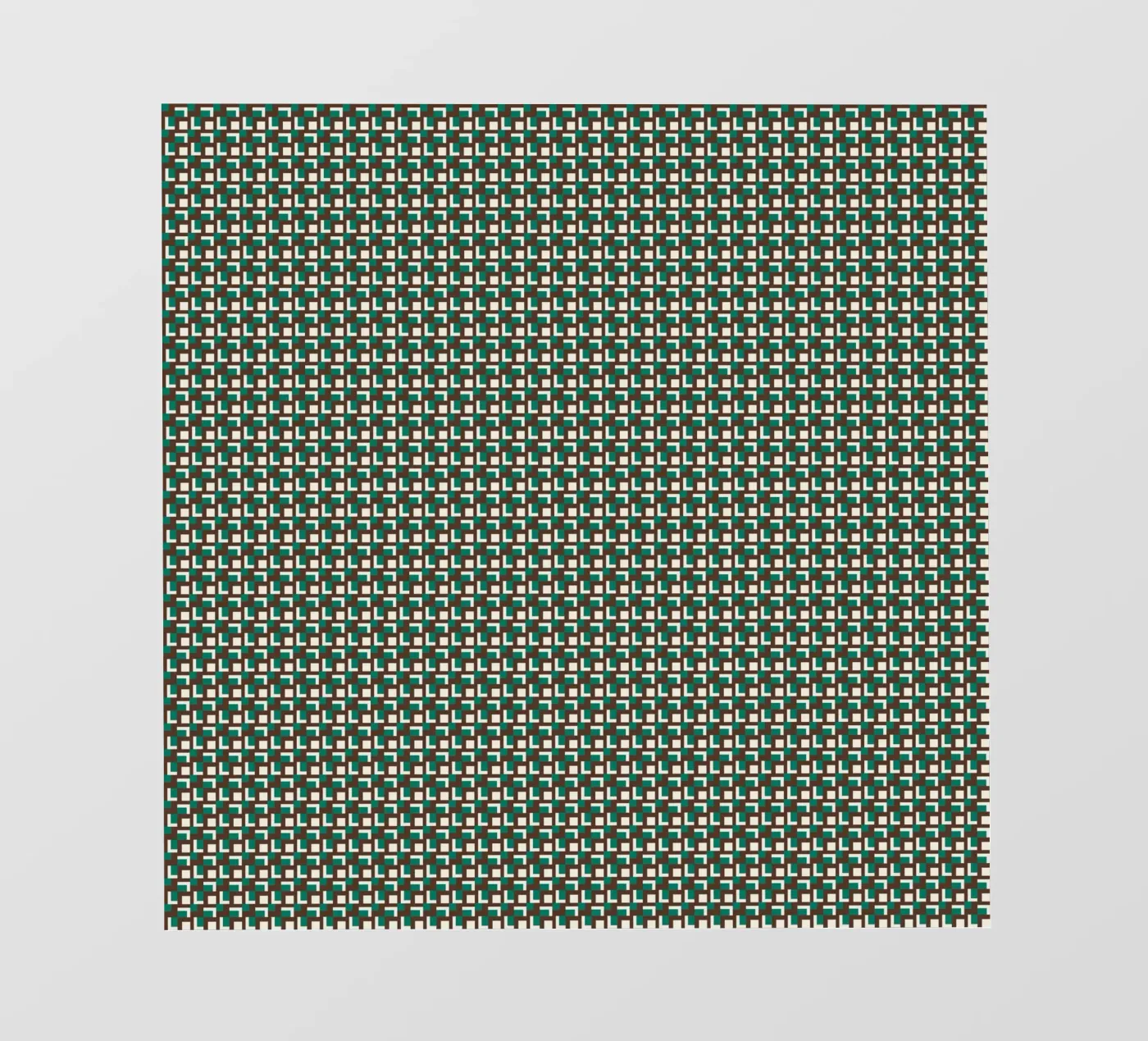 Interlocking grid pattern pvc-zeil van Little Dean