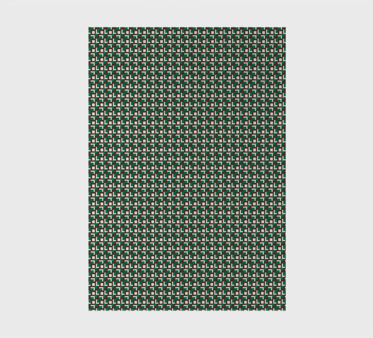 Interlocking grid pattern notebook by Little Dean