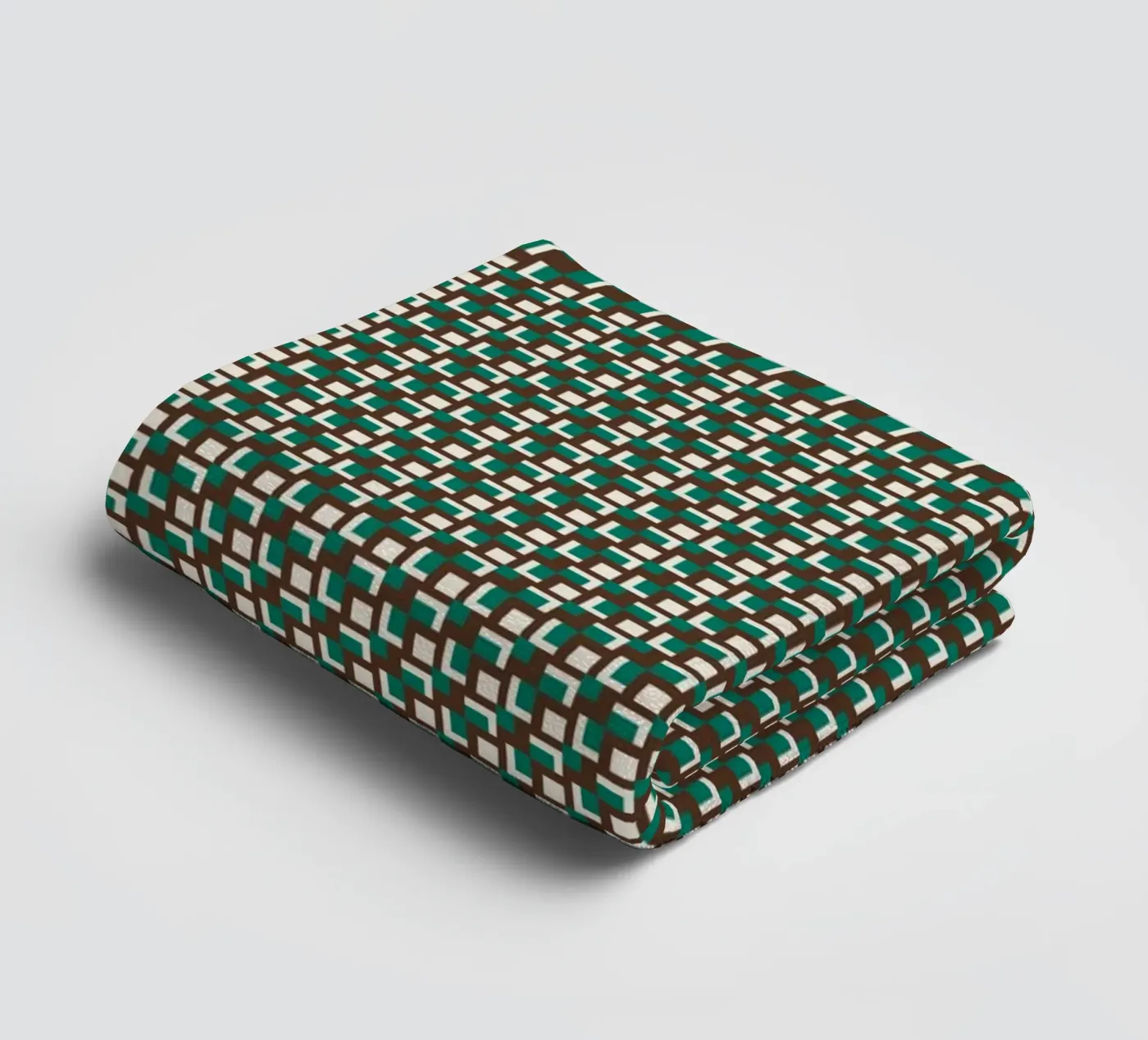 Interlocking grid pattern Handtuch von Little Dean