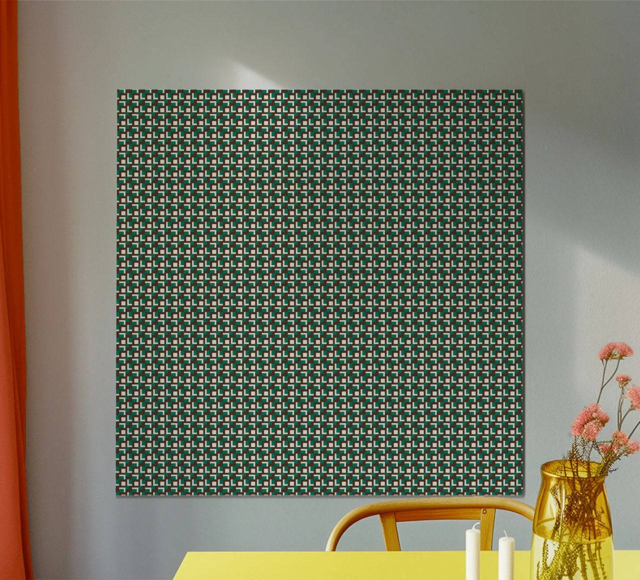 Interlocking grid pattern hahnemühle by Little Dean