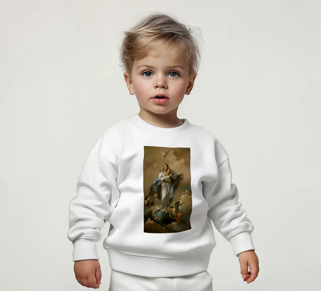 Giovanni Battista Tiepolo – The Immaculate Conception felpa neonato da Wirla