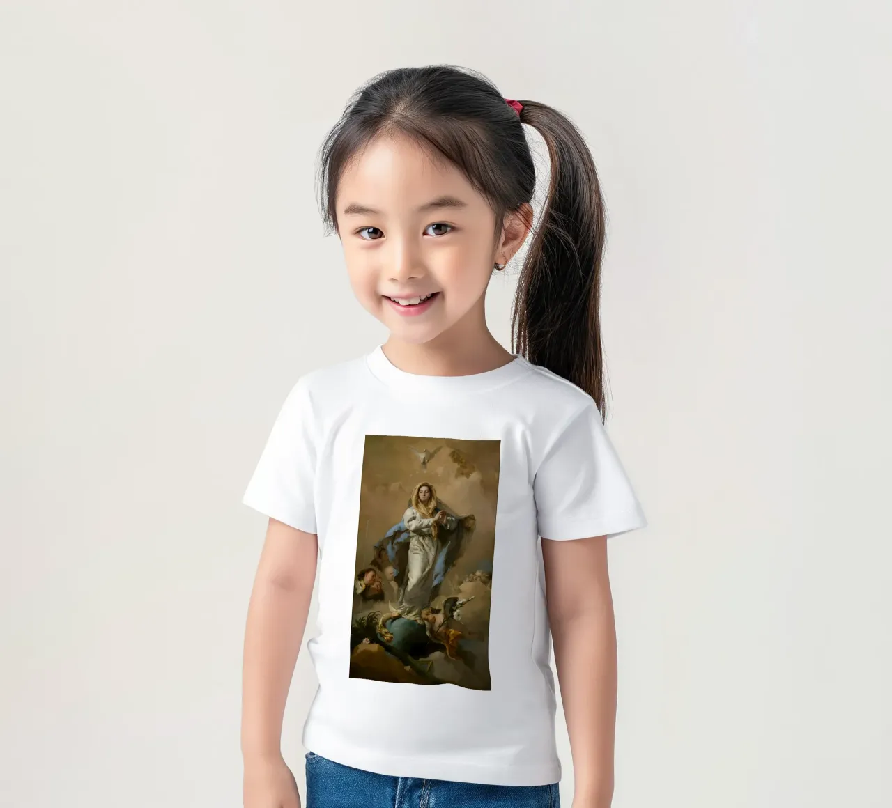 Giovanni Battista Tiepolo - The Immaculate Conception kids t-shirt by Wirla