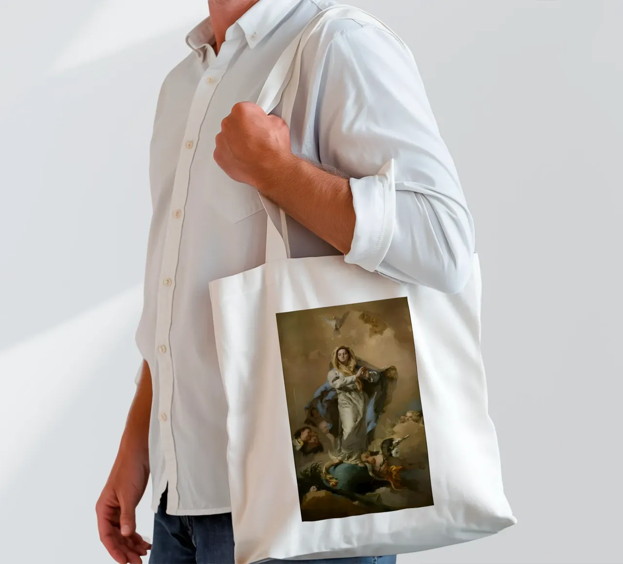 Giovanni Battista Tiepolo - La Inmaculada Concepción tote bag de Wirla