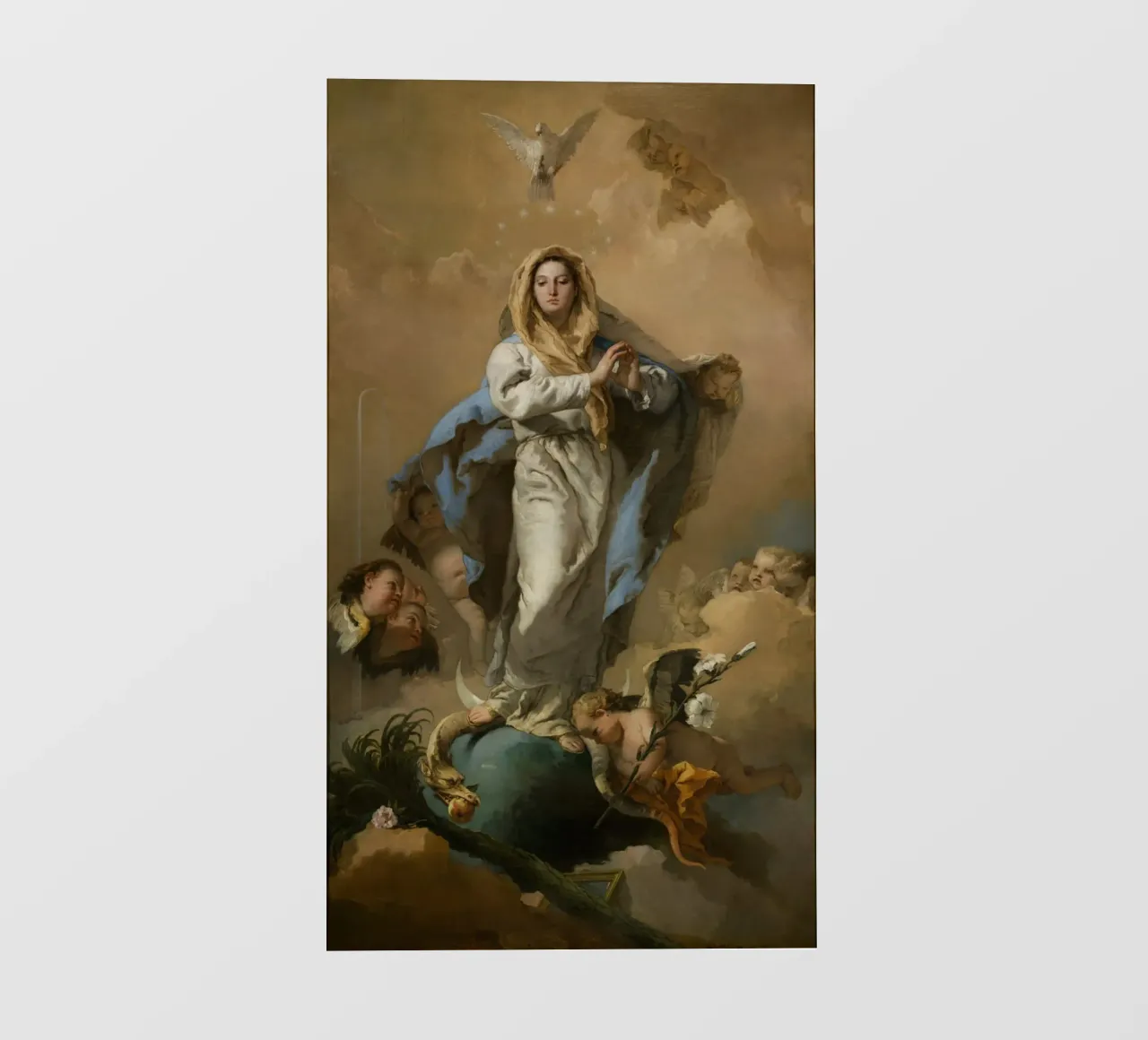 Giovanni Battista Tiepolo – The Immaculate Conception telo in pvc da Wirla