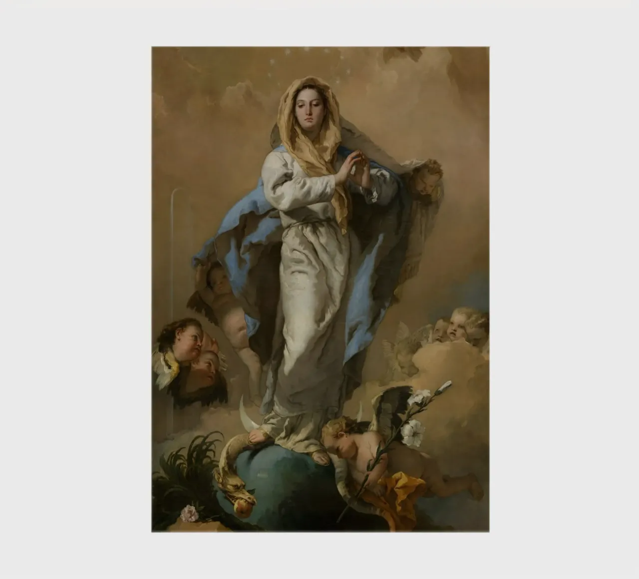 Giovanni Battista Tiepolo - The Immaculate Conception notebook by Wirla