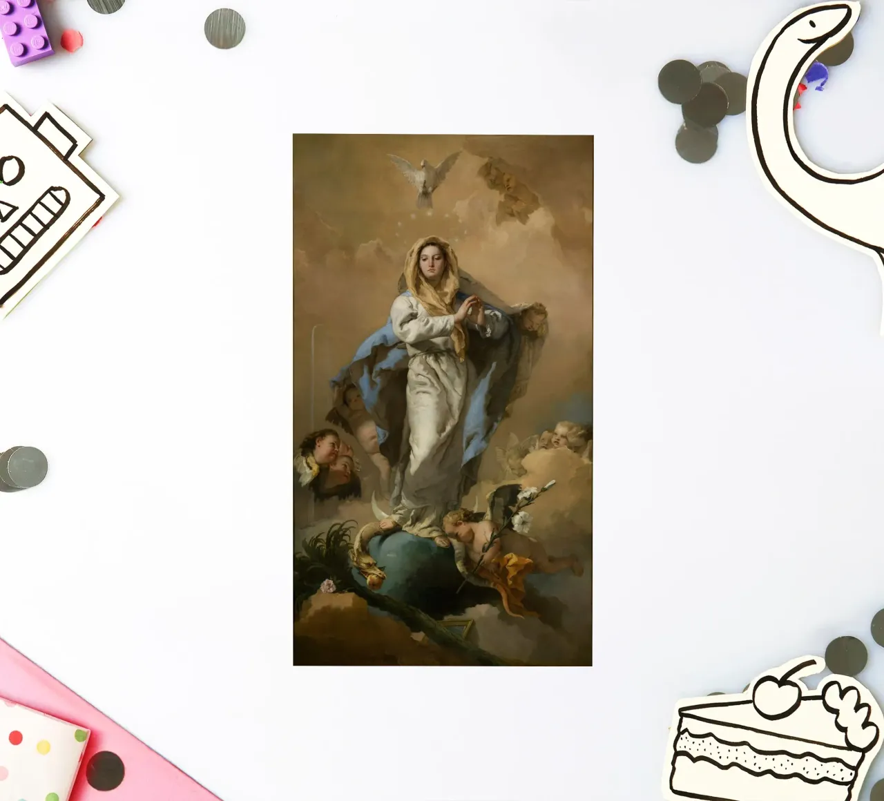 Giovanni Battista Tiepolo – The Immaculate Conception adesivo da Wirla