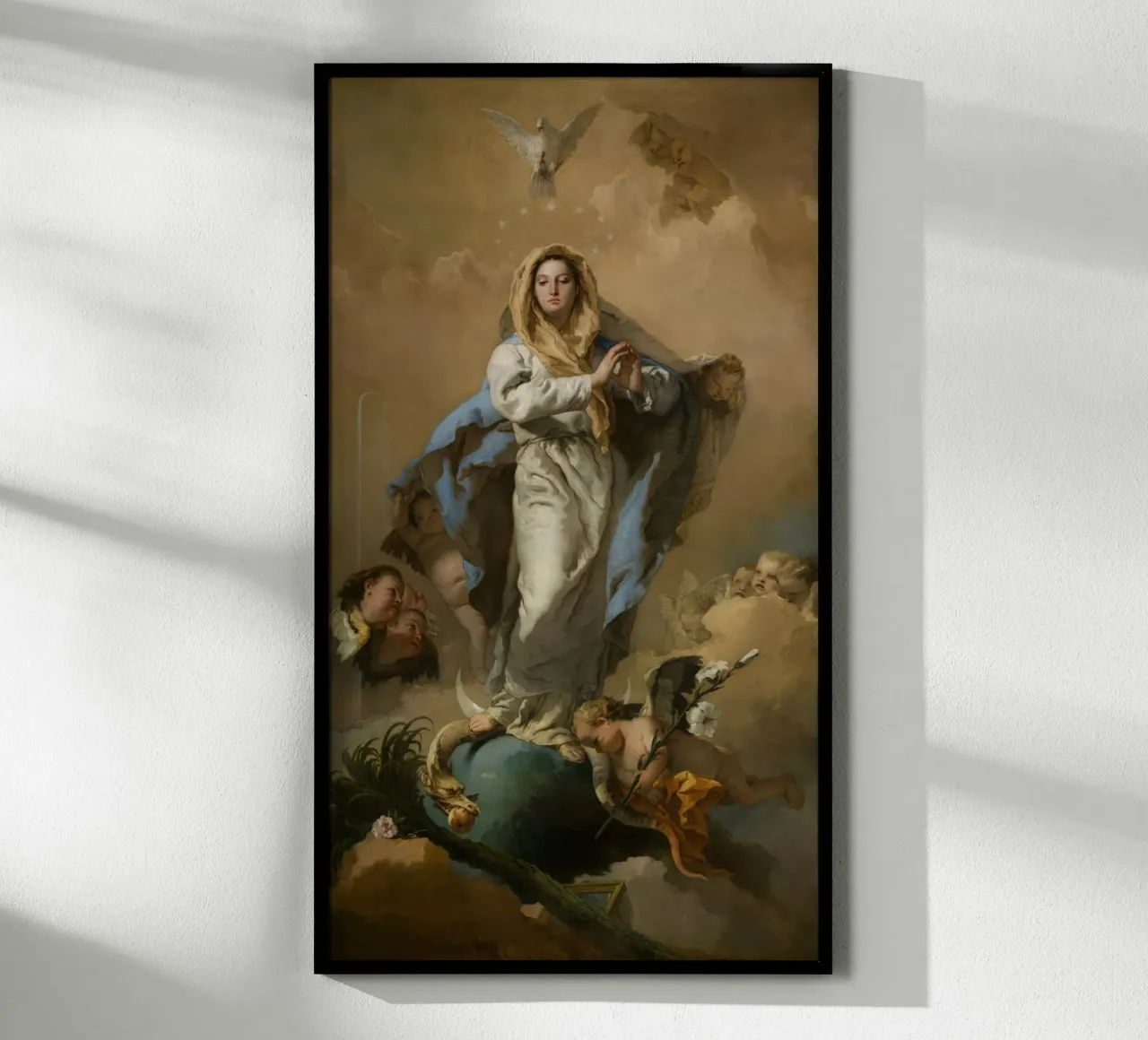 Giovanni Battista Tiepolo – The Immaculate Conception carta hahnemühle da Wirla