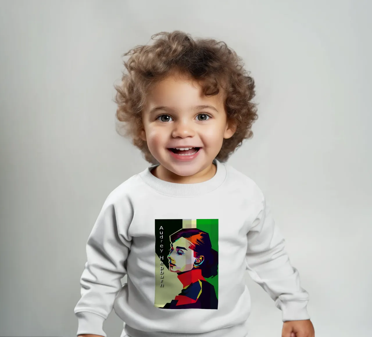 Audrey Hepburn Attrice WPAP Trending Now felpa neonato da Artkreator