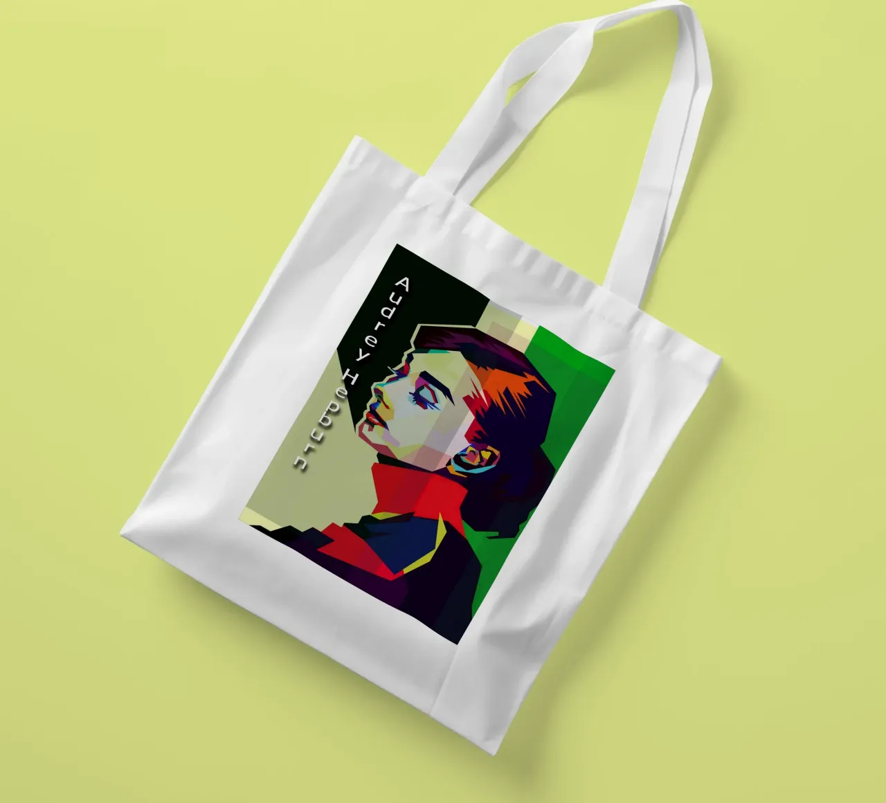 Audrey Hepburn Attrice WPAP Trending Now borsa in juta da Artkreator